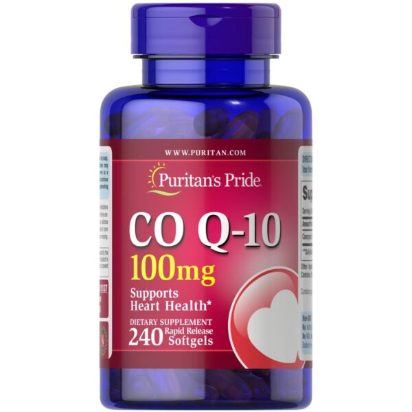 Coenzima Q10 100 mg, 240 capsule | Puritan’s Pride