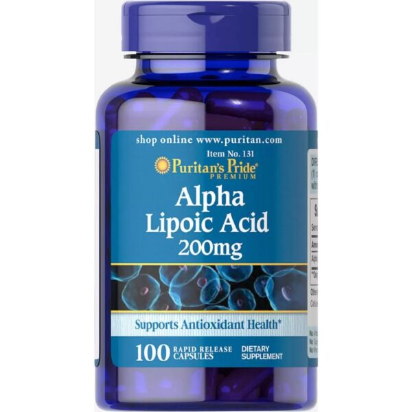 Acid Alfa Lipoic 200 mg-100 capsule