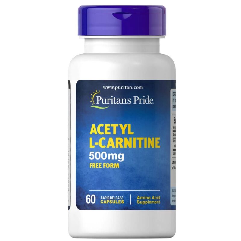 Acetyl L-Carnitine 500 mg-60 capsule
