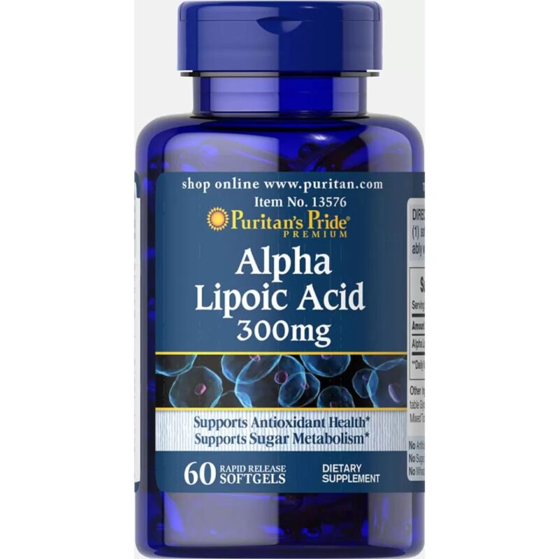 Acid Alfa Lipoic 300 mg-60 capsule