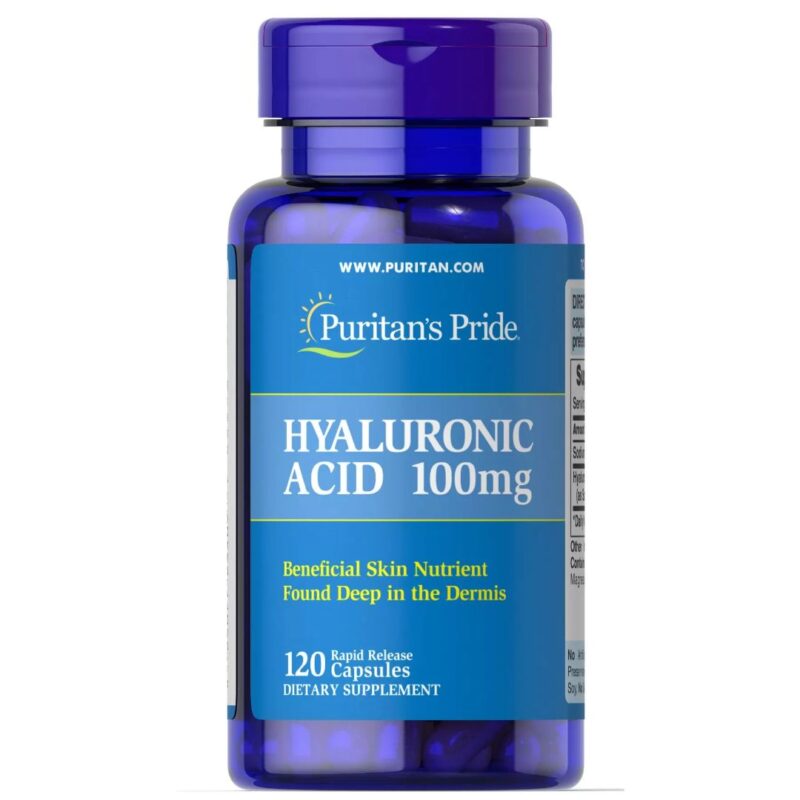 Acid Hialuronic 100 mg, 120 capsule | Puritan’s Pride