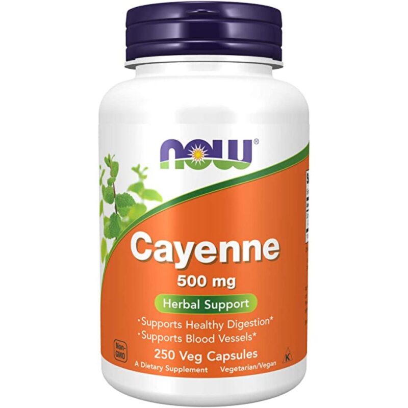 Ardei Iute Cayenne (Capsaicina)500mg-250 capsule
