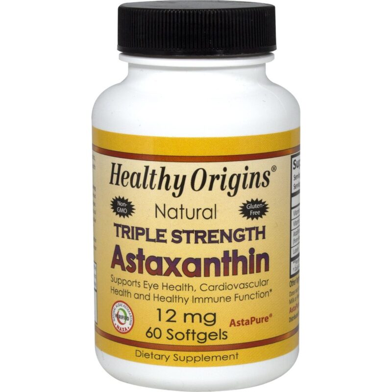 Astaxanthin Triple Strength 12 mg-60 capsule