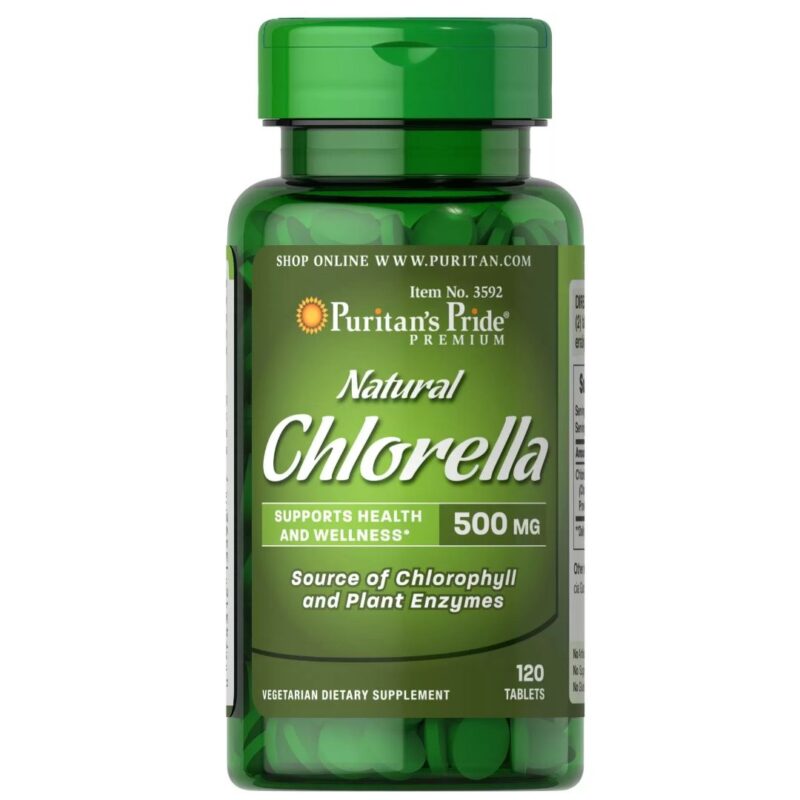 Chlorella Natural 500 mg-120 tablete