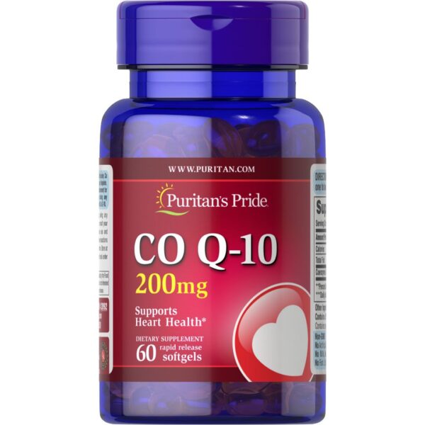 Coenzima Q10 200 mg, 60 capsule | Puritan’s Pride