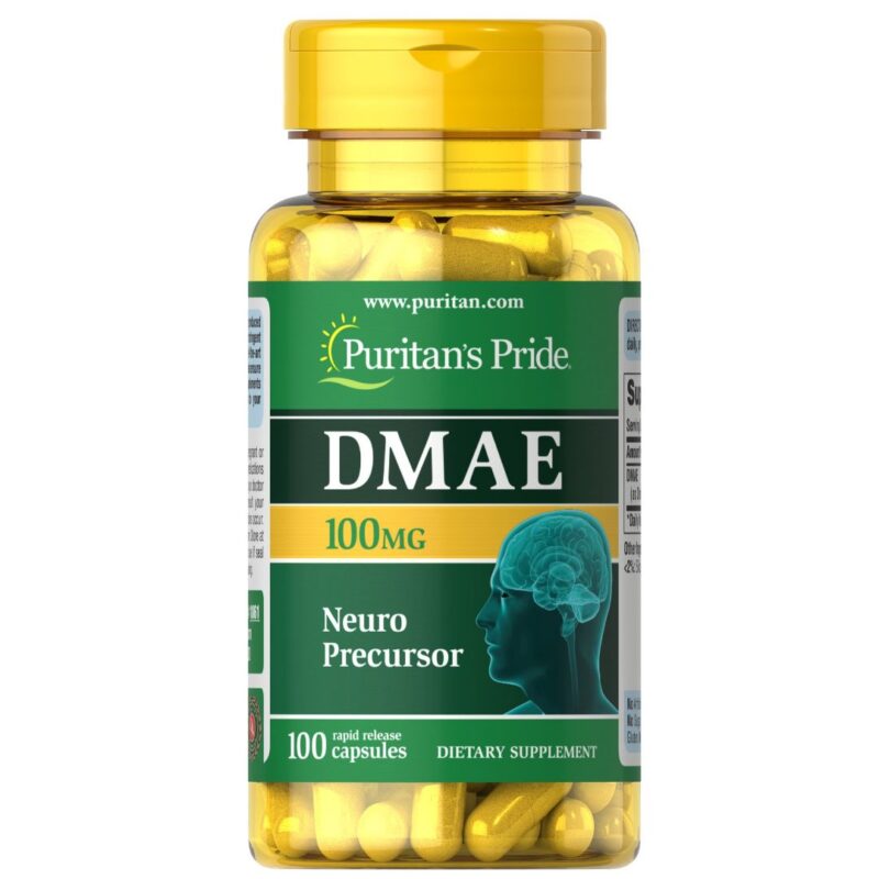 DMAE 100 mg, 100 capsule | Puritan’s Pride