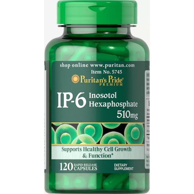 IP-6 Inositol Hexafosfat 510 mg, 120 capsule | Puritan’s Pride
