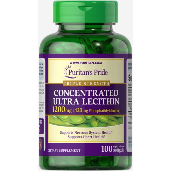 Lecitina Ultra Concentrat 1200mg-100 capsule
