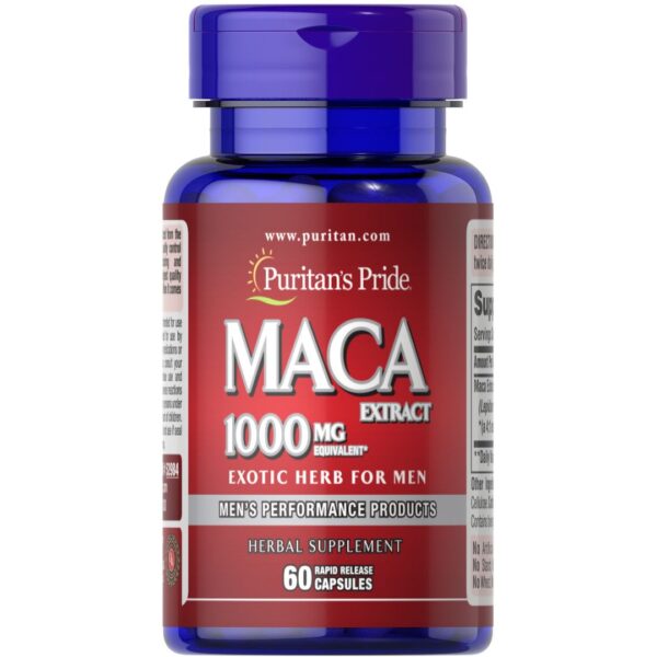 MACA 1000 mg, 60 capsule | Puritan’s Pride