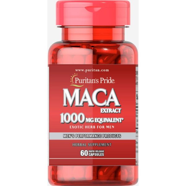 MACA 1000 mg, 60 capsule | Puritan’s Pride