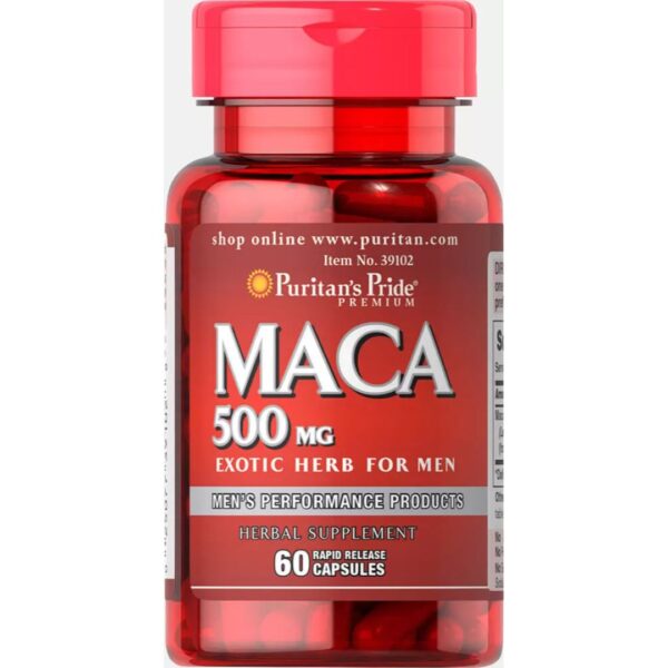 MACA 500 mg, 60 capsule | Puritan’s Pride
