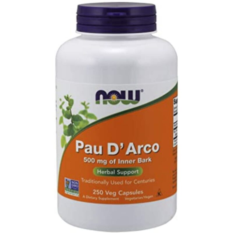 PAU D'ARCO 500 Mg, 250 capsule | Now Food