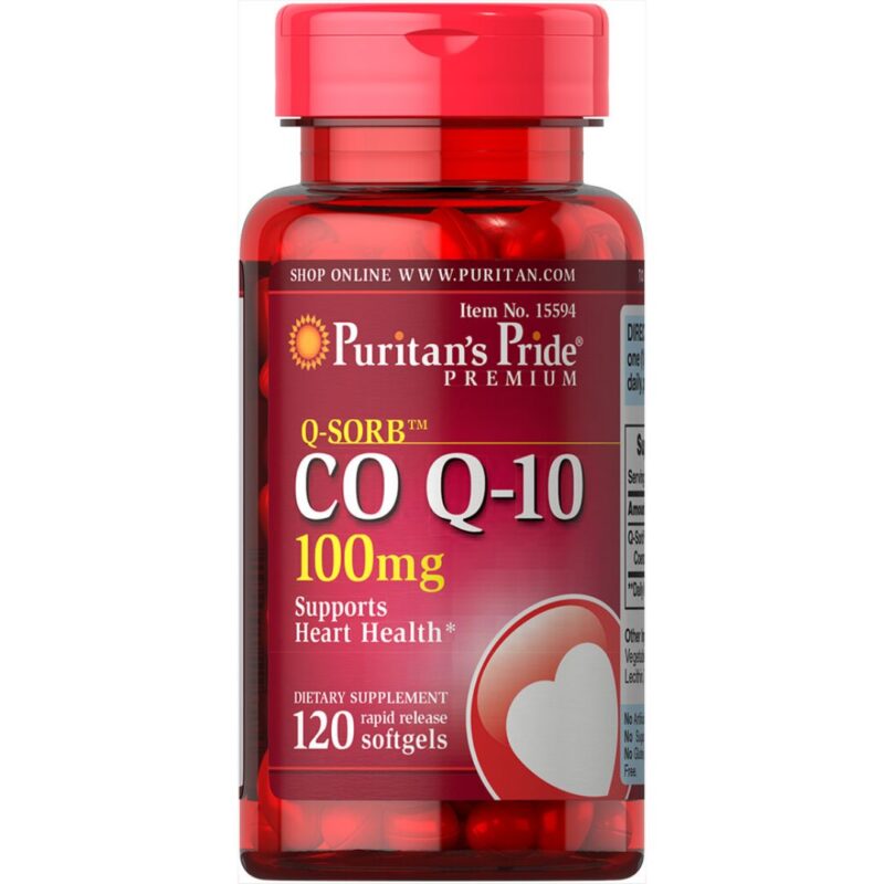 Coenzima Q10 100 mg, 120 capsule | Puritan’s Pride