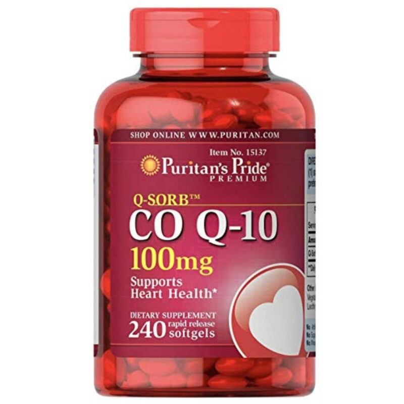 Coenzima Q10 100 mg, 240 capsule | Puritan’s Pride