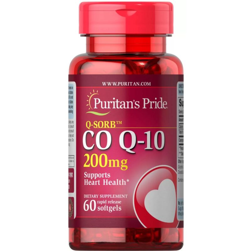 Coenzima Q10 200 mg, 60 capsule | Puritan’s Pride