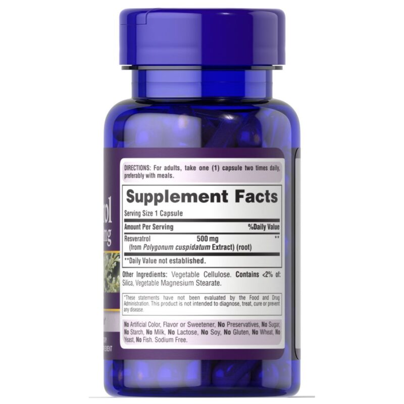 Resveratrol 500 mg-30 capsule