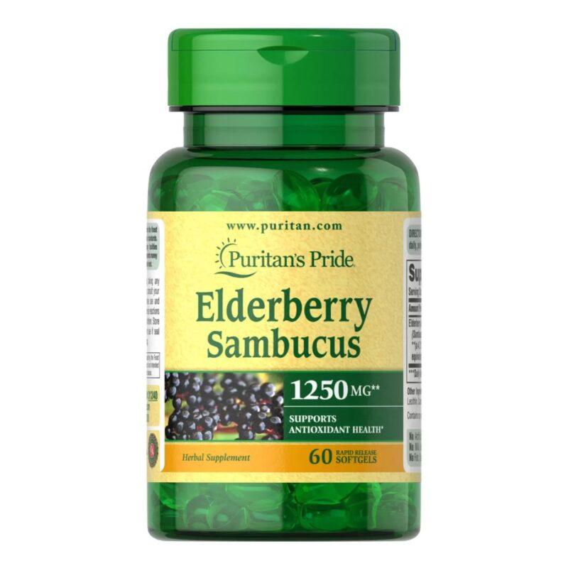 Extract din fructe de soc(Elderberry Sambucus)-60 capsule