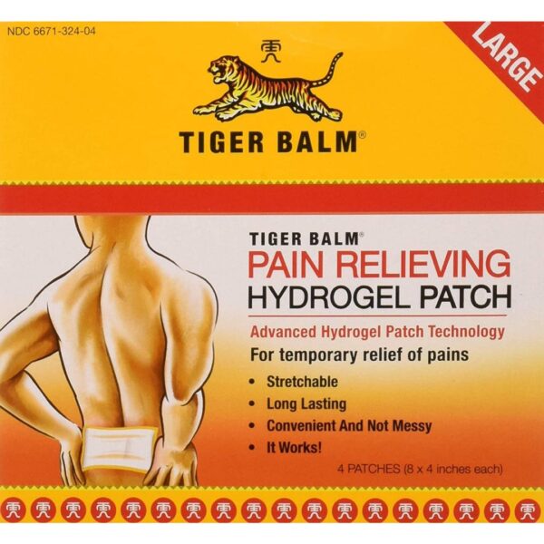 Tiger Balm®pentru ameliorarea durerii-4 plasturi