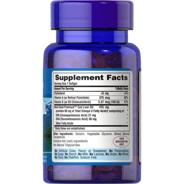 Ulei Ficat de Cod 415 mg-100 capsule