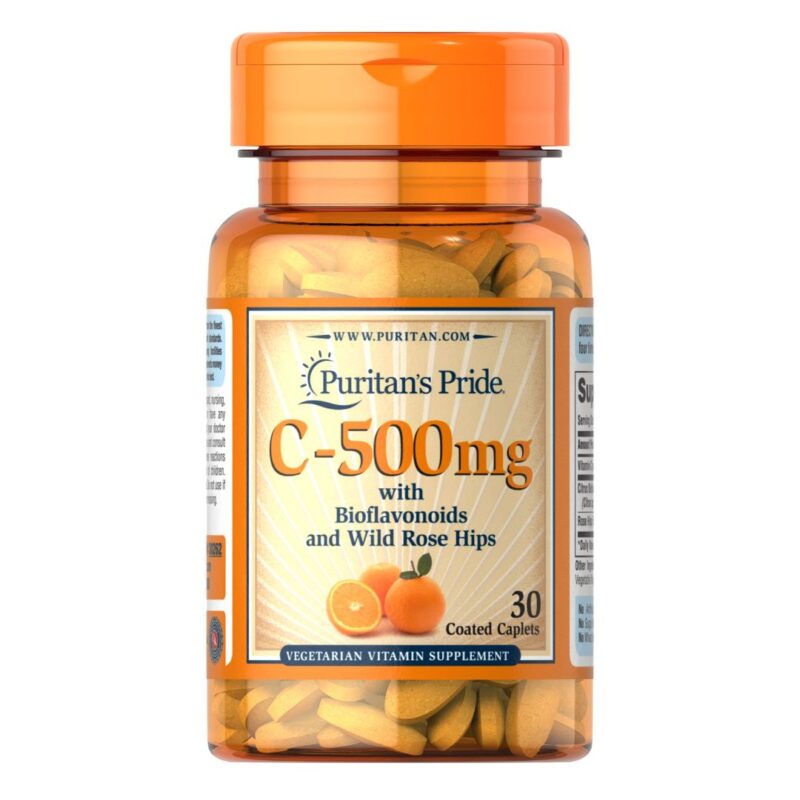 Vitamina C 500 mg cu Bioflavonoide si Macese-30 comprimate