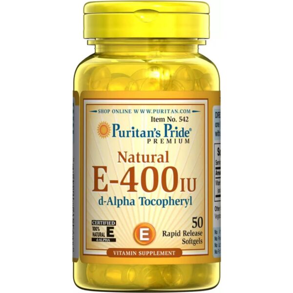Vitamina E Naturala 400 IU-50 capsule