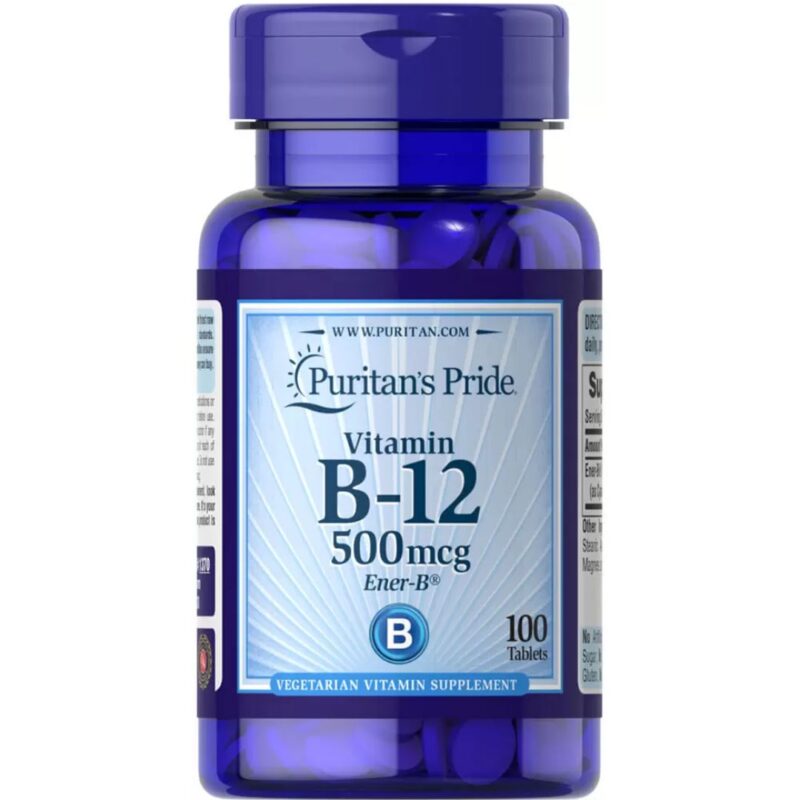 Vitamina B 12 500 mcg-100 comprimate