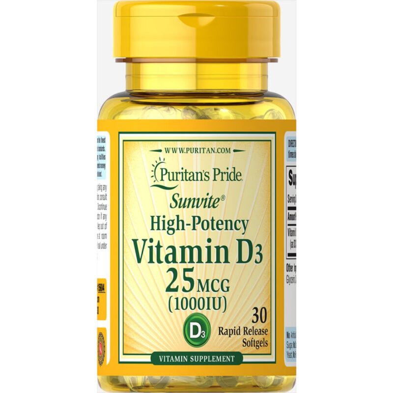 Vitamina D 3 1000 IU-30 capsule