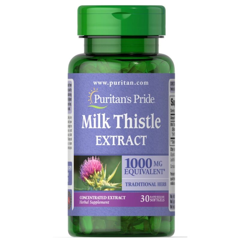 Silimarina 1000 mg Milk Thistle-30 capsule