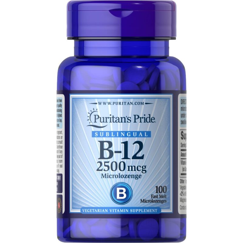 Vitamina B 12 2500 mcg-100 micro-comprimate sublingual