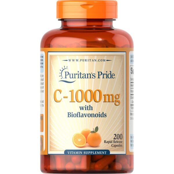 Vitamina C 1000 mg-200 capsule