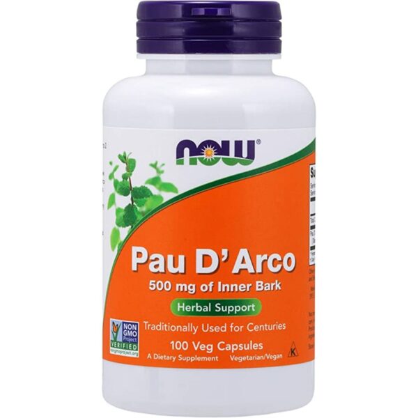 PAU D'ARCO 500 mg-100 capsule | Now Food