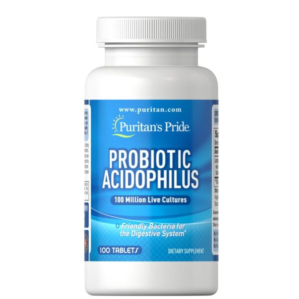 Probiotic Acidofilus-100 comprimate - Puritan’s Pride Inc USA