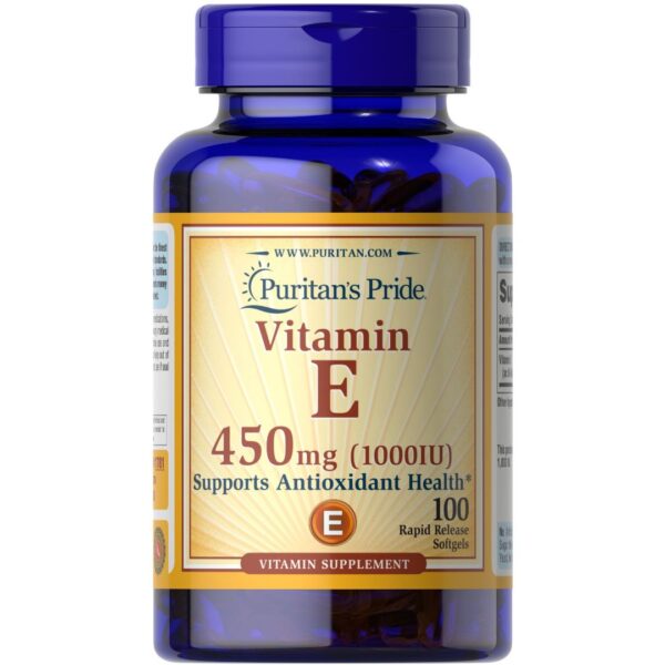 Vitamina E 1000 IU(450mg)-100 capsule | Puritan’s Pride