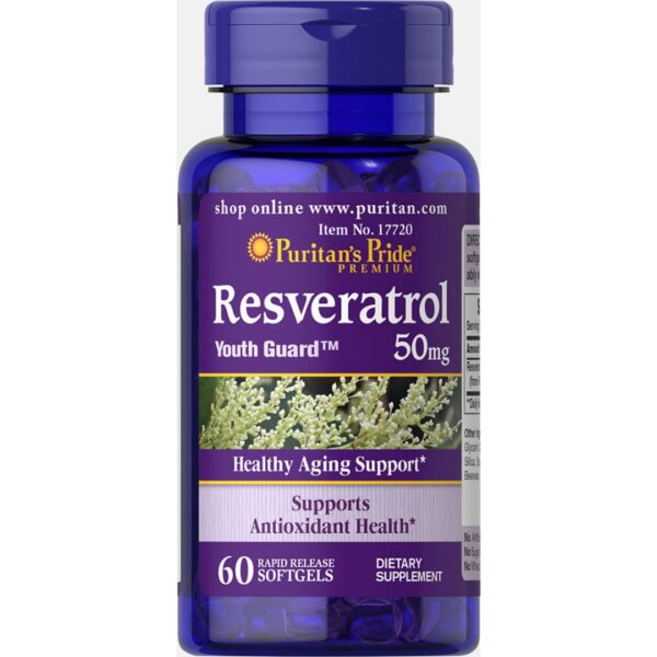 Resveratrol 50 mg-60 capsule