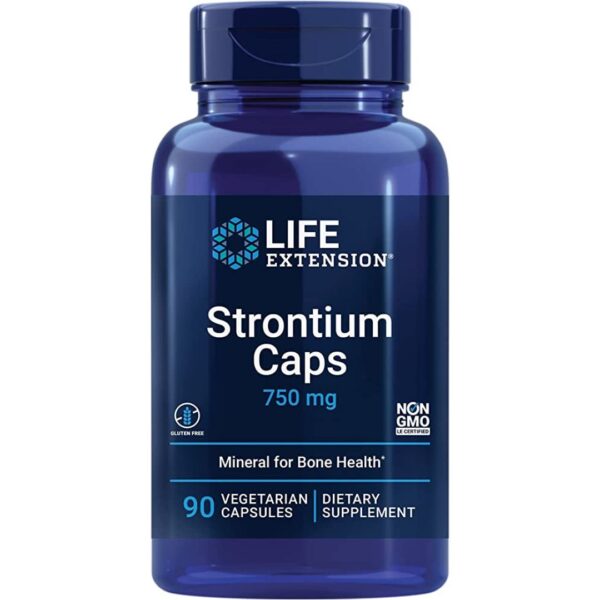 Strontium 750 mg Oase puternice, într-o doza-90 capsule